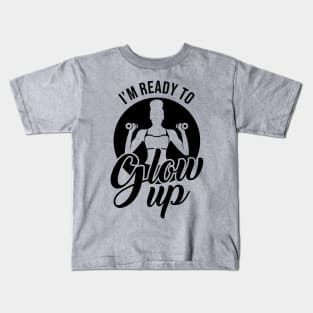 Glow Up Now Workout T-Shirt Kids T-Shirt